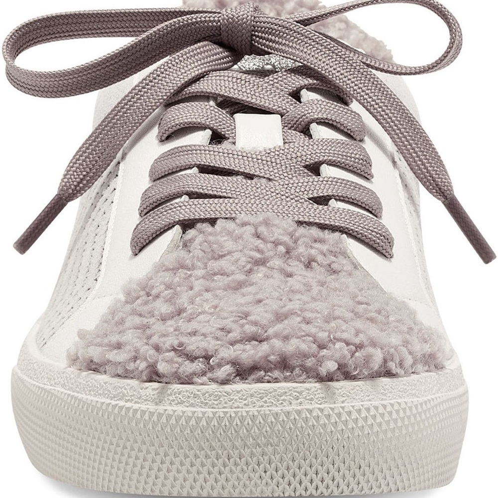 VINCE CAMUTO MYRALYN LEATHER SNEAKERS SCUFFED WHITE SIZE 9.5 NEW IN BOX - Picture 8 of 15